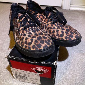 Leopard Print Vans - Unisex - 8.5W